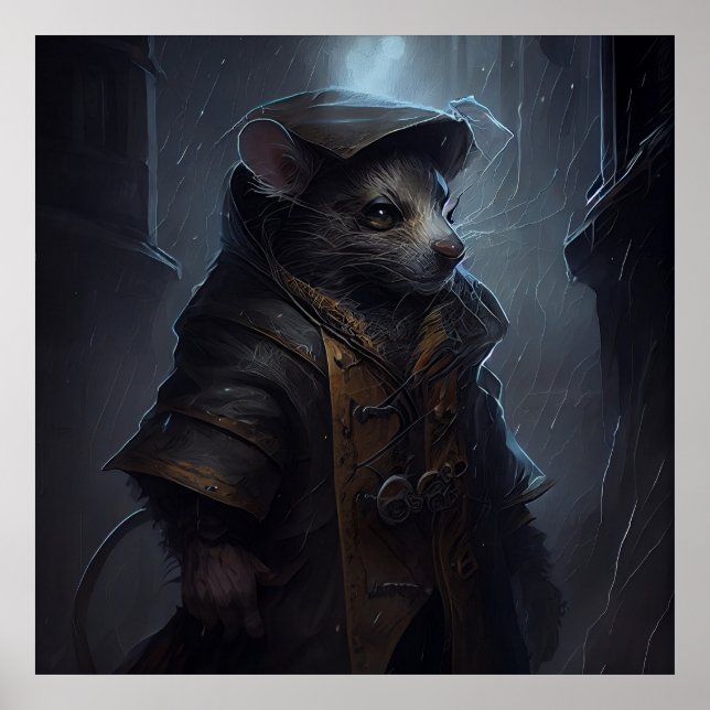 Poster sewer rat (Devant)