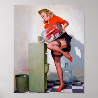 Poster sexy Vintage Pin Up Girl