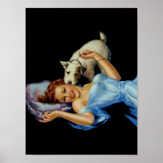 Poster sexy Vintage Pin Up Girl