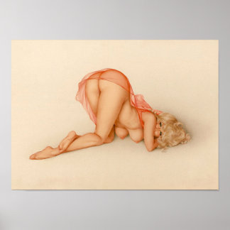 Poster sexy Vintage Pin Up Girl