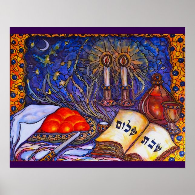 Poster Shabbat Shalom (Devant)