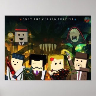 Poster Shadows of Evil 8-bits (Grand)