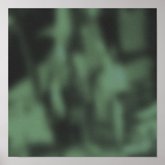 Poster Shadowy Green New York City Heure de pointe (Devant)