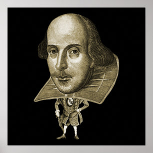 Poster Shakespeare Caricature