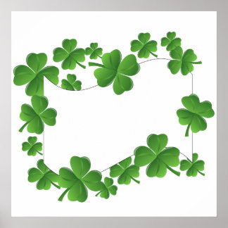 Poster Shamrocks