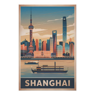 Poster Shanghai vintage