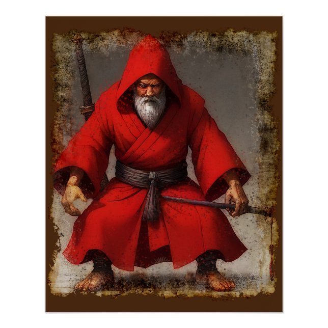 Poster Shaolin Master Imaginaire Art (Devant)