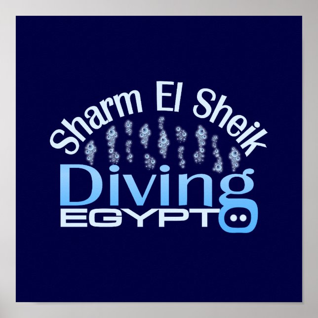 Poster SHARM EL SHEIK poster, personnaliser (Devant)