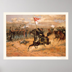 Poster Sheridan's Ride by L. Prang & Company 1886