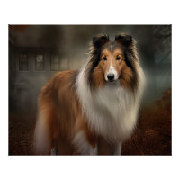 Shetland Sheepdog Halloween Épouvantable