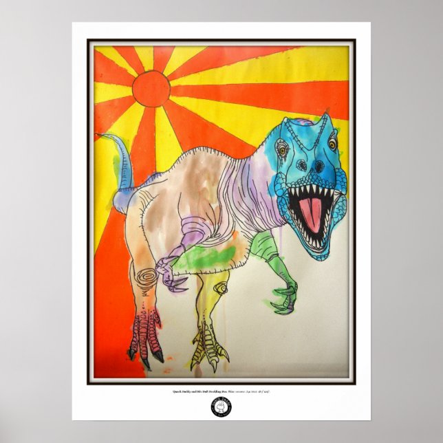 Poster Shine-asaurus (Devant)