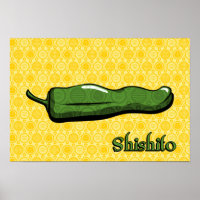 Poster Shishito Chili Pepper