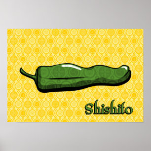 Poster Shishito Chili Pepper
