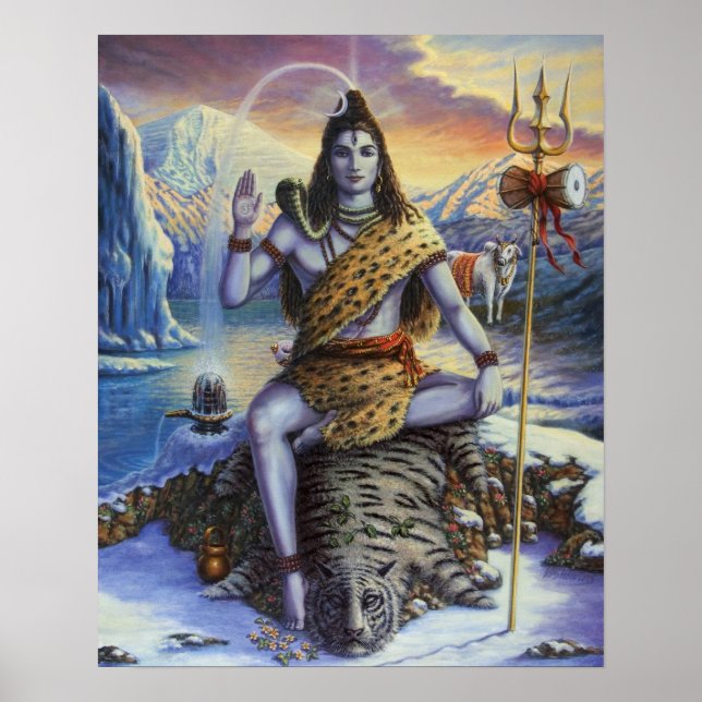 Poster Shiva Mahadeva Imprimer (Devant)