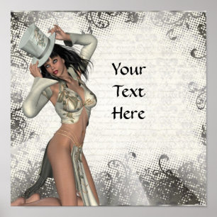 Poster Shogirl en argent