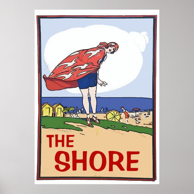 Poster Shore Vintage (Devant)