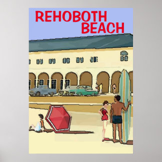 Poster Shore Vintage