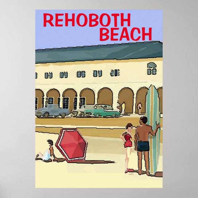 Poster Shore Vintage (Devant)