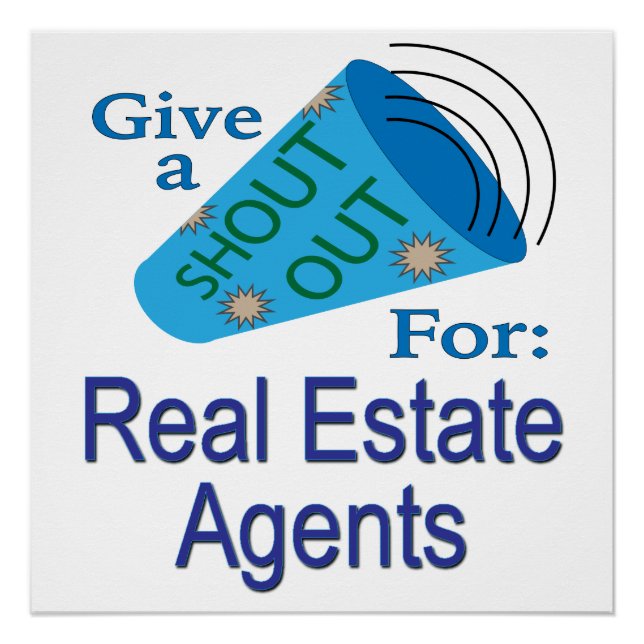 Poster Shout for Real Estate Agents (Devant)