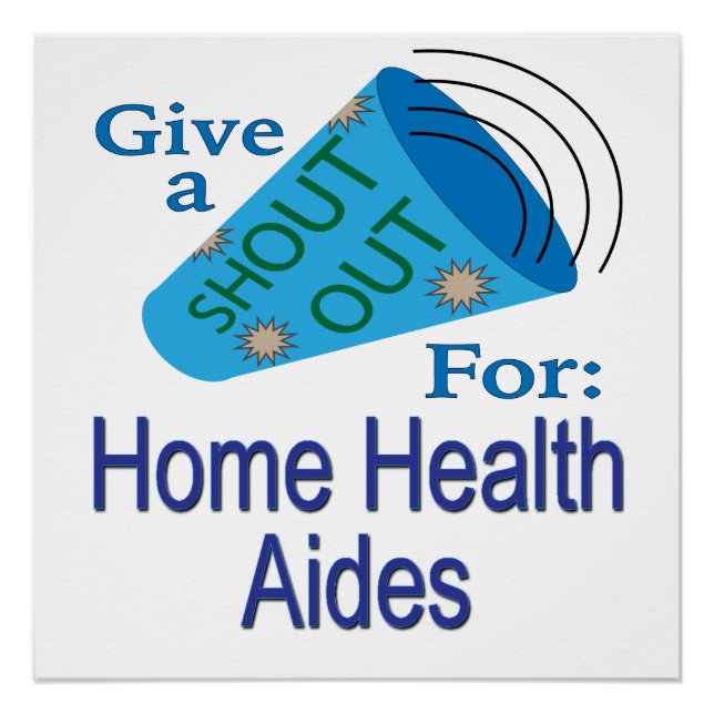 Poster Shout Out for Home Health Aides (Devant)