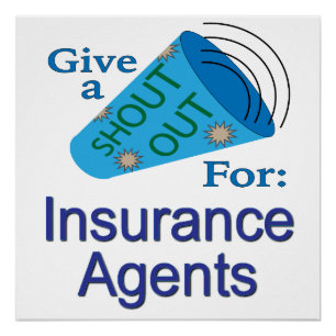 Poster Shout Out pour les agents d'assurance