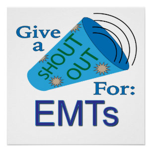 Poster Shout Out pour les EMT