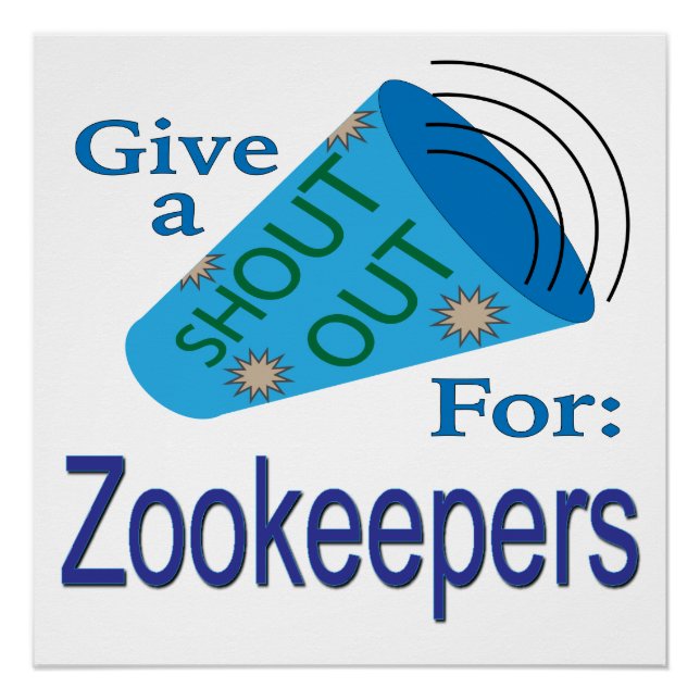 Poster Shout Out pour les gardiens de zookeeper (Devant)