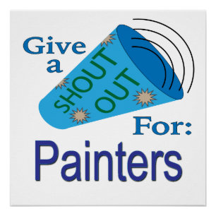 Poster Shout Out pour les peintres