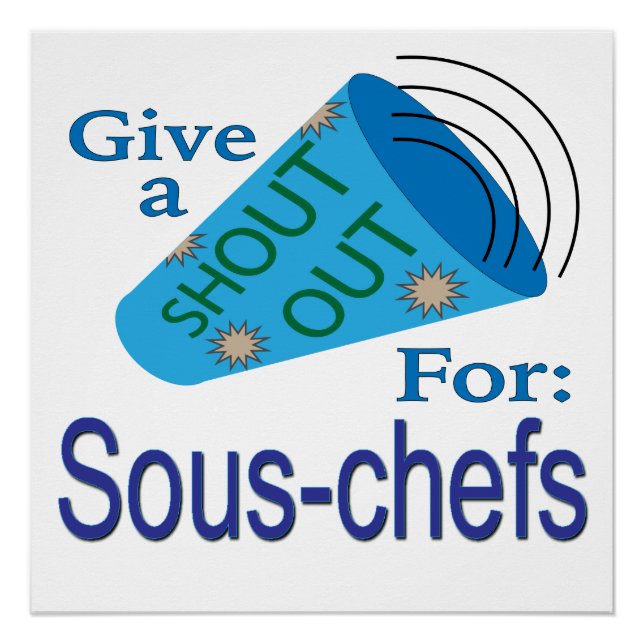 Poster Shout Out pour les sous-chefs (Devant)