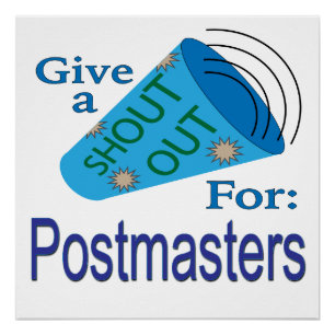 Poster Shout Out pour Postmasters