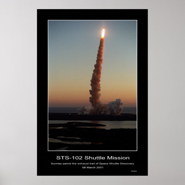 Poster Shuttle-ksc-01pp-0436 (Devant)