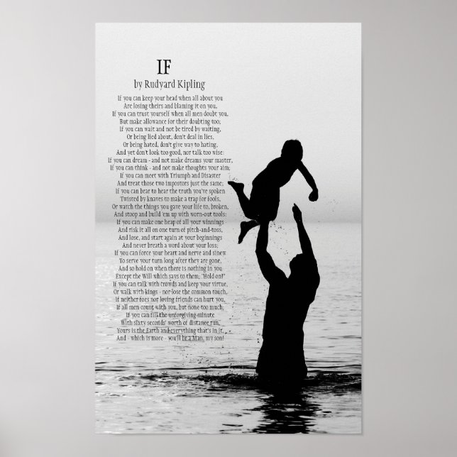 Poster Si par Rudyard Kipling 11 X 17 (Devant)