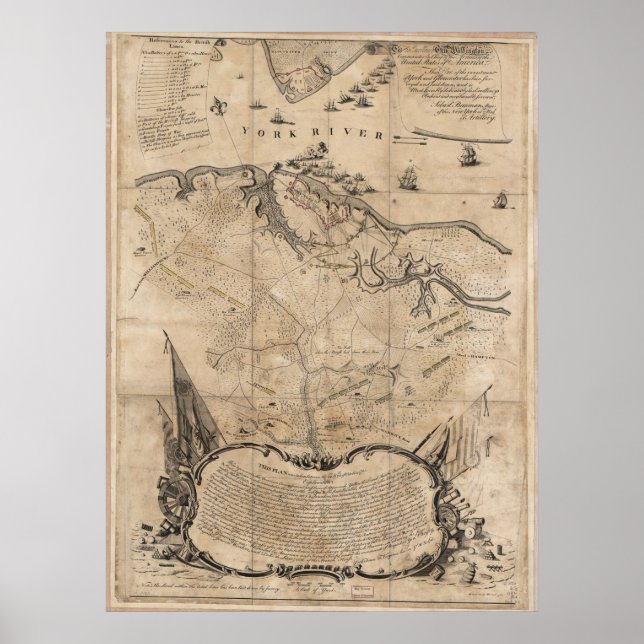 Poster Siège de Yorktown (Devant)