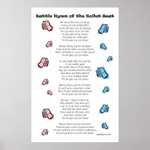 Poster Siège des toilettes