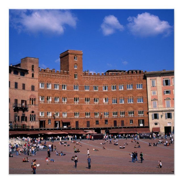Poster Sienne Toscane Italie (Devant)