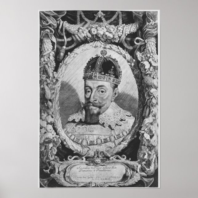 Poster Sigismund Vasa, Roi de Pologne et de Suède (Devant)