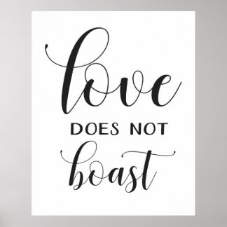 Poster Signal mariage - 1 Corinthiens 13 - Signal Aisle