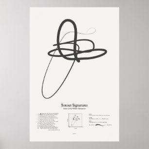 Poster Signatures Sonnet : Sonnet 20