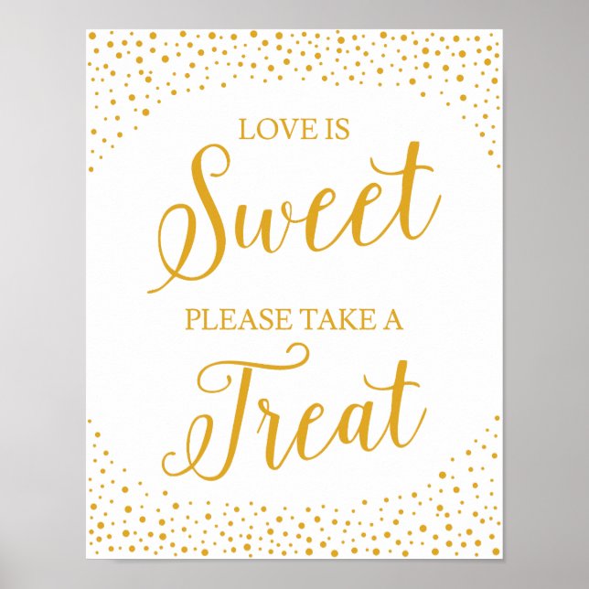 Poster SIGNE mariage - Prenez Une Treat Confetti SIGNE Ma (Devant)