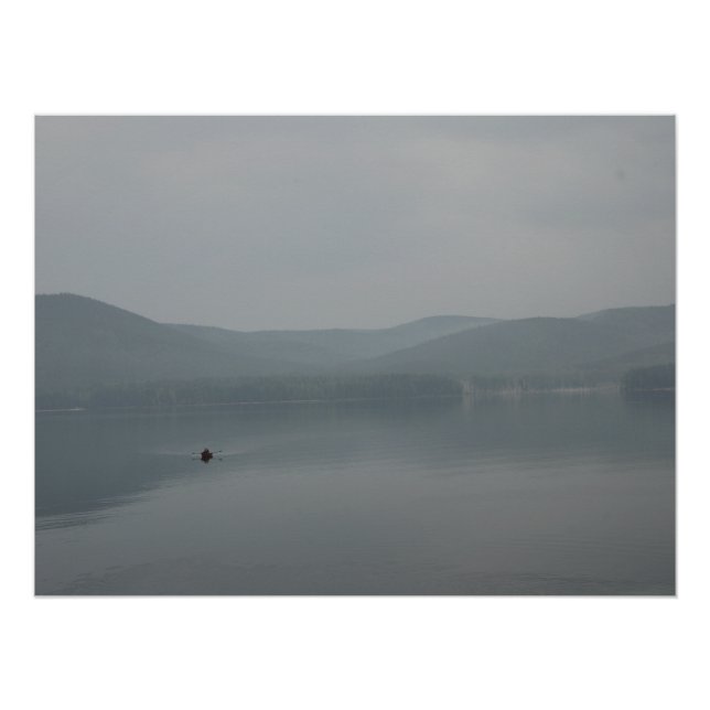 Poster Silence minimale du lac (Devant)