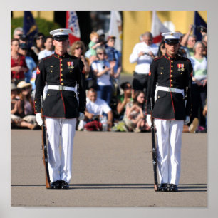 Poster Silent Drill Team Precision