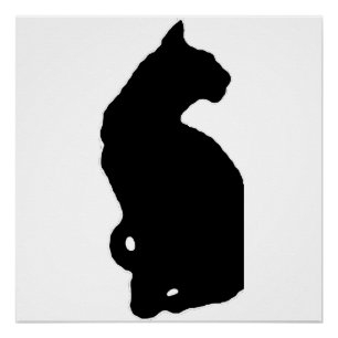Poster silhouette américaine