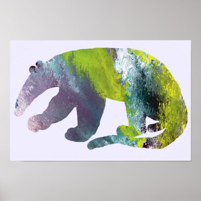 Poster Silhouette d'anthère (Devant)