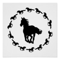 Silhouette Design Cheval