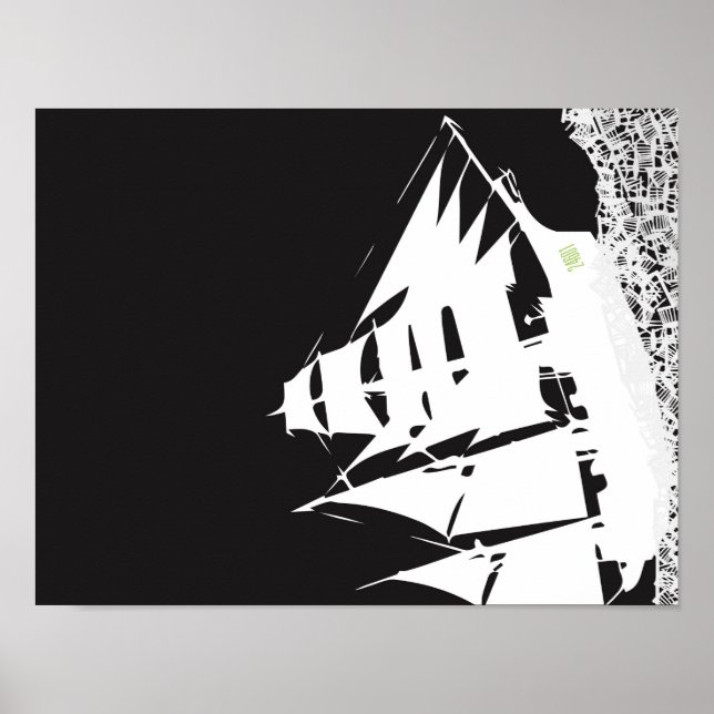 Poster Silhouette Les Mis Ship (Devant)