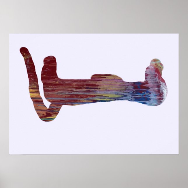 Poster Silhouette Meerkat (Devant)