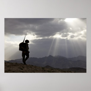 Poster Silhouettes militaires dans Dieu que nous faisons