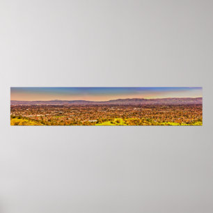 Poster Silicon Valley/copie vue panoramique de Cupertino