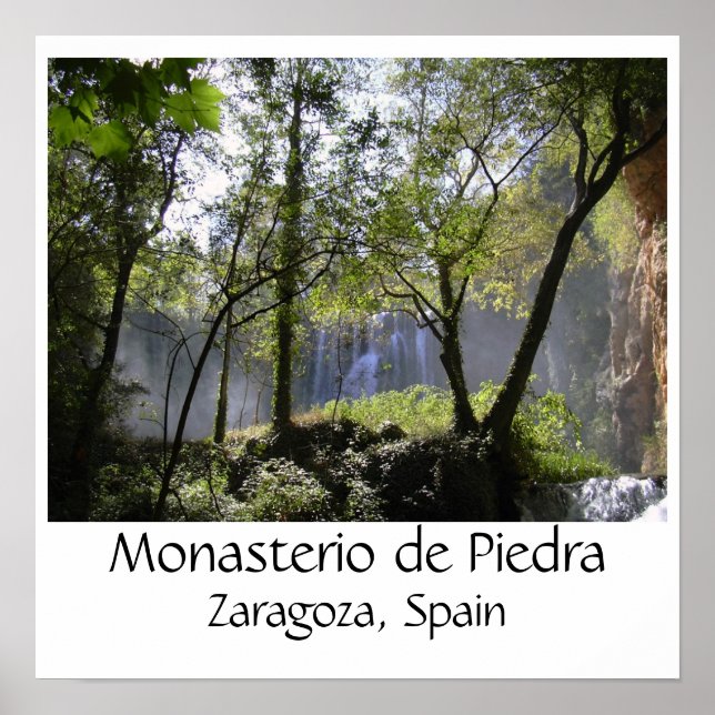 Poster silva2, Monasterio de Piedra, Saragosse, Espagne (Devant)