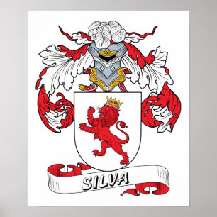 Poster Silva Family Crest